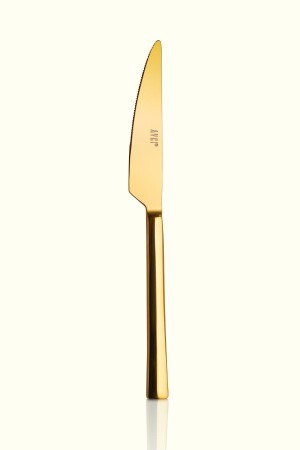 Klas Titanium Gold Tafelmesser 18 10 Edelstahl 6 Stück KTG-6YB - 2