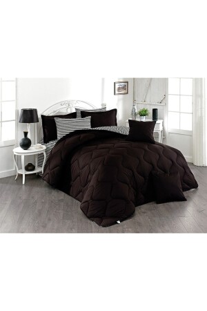 Klassisches Ranforce-Einzelschlafset – einfarbig/gestreift - Zarif Home