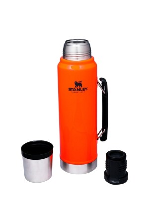 Klassische Vakuum-Edelstahl-Thermoskanne, 1 l, 1 l – Hunter Orange 500. 01. 01. 9311 - 4