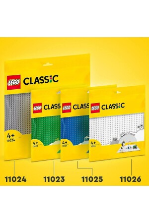 Klassischer weißer Boden 11026-LEGO-Boden für LEGO-Liebhaber ab 4 Jahren (1 Stück) - 9