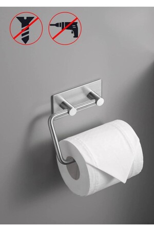 Klebesystem für Toilettenpapierhalter aus Edelstahl – Inox XL3405 - 3