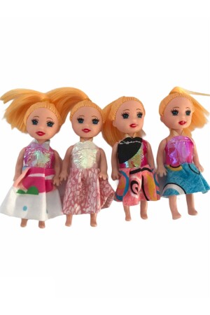 Kleine blonde Fingerpuppen, 4er-Pack - 3