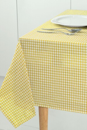 Kleine quadratische Gingham-Tischdecke - 1