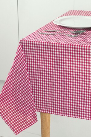 Kleine quadratische Gingham-Tischdecke - 1