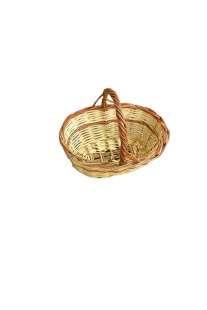 Kleiner Weidenkorb aus Reed-Bambus, Organizer, Geschenk-Organizer, Reed-Korb, handgestrickt, für kleines Picknick 11 - 4