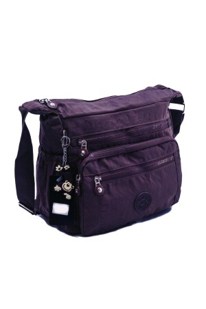 Klinkir Damen Messenger Bag Multi-Pocket Cross Strap Regenabweisender Stoff 5835 - 2