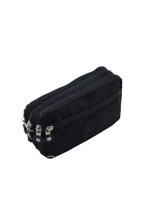Klinkir Multi-Pocket Wallet Clutch Bag Umhängetasche Regenfeste Damen Messenger Bag Schwarz Farbe 15C - 2
