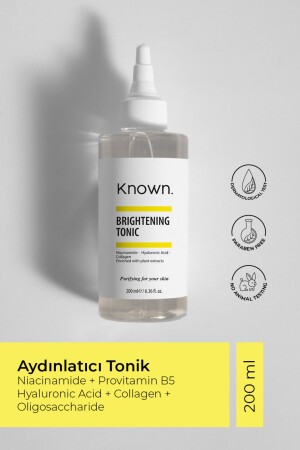 Known Aydınlatıcı Ve Leke Karşıtı Tonik 200 ml (DENİZ EĞRELTİOTU-NİACİNAMİDE-HYALURONİK ASİT) KNW05 - 2