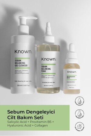 Known Sebum Dengeleyici-akne Ve Siyah Nokta Karşıtı Set (ÖZEL AKTİ?F-SALİ?Sİ?Lİ?K ASİ?T) - Known.