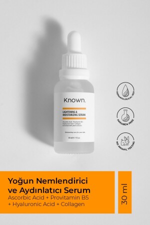 Known Yoğun Nemlendirici Serum 30 ml (MİKRO ALG-C VİTAMİNİ-HYALURONİK ASİT-KOLAJEN) KNW03 - 2