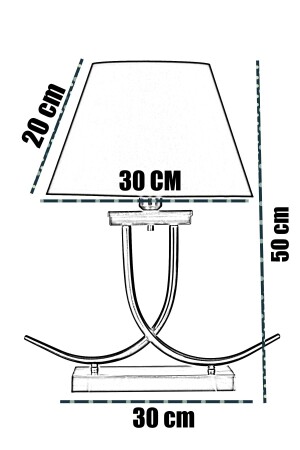 Koch Lampenschirm aus antik mattvergoldetem Metall – Gelbgrau KOCHABJ02 - 5