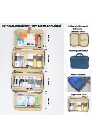 Koffer-Organizer, Koffer-Organizer, Make-up-Koffer, Mehrzweck-Tasche, Urlaubstasche - 4