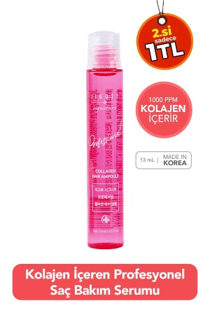 Kolajen İçeren Konsantre Saç Bakım Serumu Jigott Professional Collagen Hair Ampoule 13 ml - 1