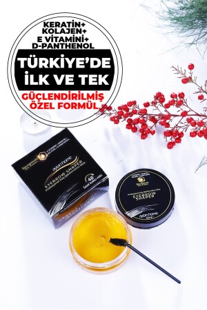 Kolajen Keratinli Kaş Sabitleyici & Şekillendirici Wax 50ml ( E Vitaminli) - 1