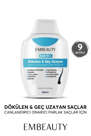 Kolajen Ve Keratin Saç Dökülmesine Karşı Hızlı Sac Uzatan Dolgunlaştırıcı Onarıcı Besleyici Şampuan - 2