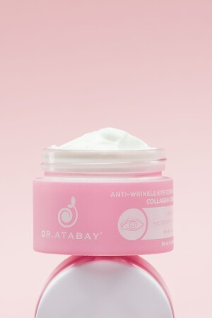 Kolajenli Göz Çevresi Bakım Kremi (50 ml) - Anti-Wrinkle Eye Contour Collagen Cream (50 ml) CC2-DR2023 - Dr Atabay