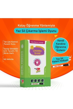 Kolay Öğrenme Yöntemiyle Yaz Sil Çıkarma Işlemi Oyunu - 2