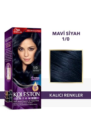 Koleston Intensive Haarfarbe 1/0 Blau Schwarz - 1