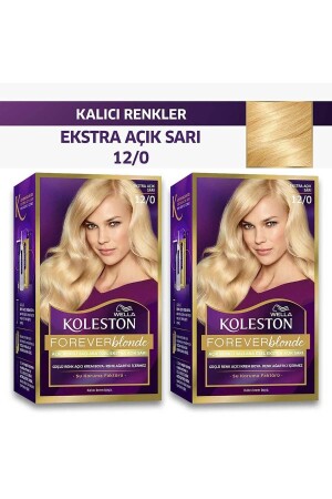 Koleston Kit Haarfärbemittel 12/0, sehr helles natürliches Gelb - 1