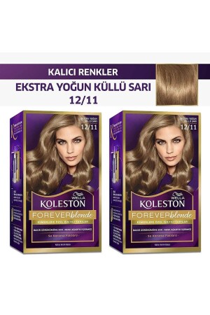 Koleston Kit Saç Boyası 12-11 Yoğun Küllü Sarı X 2 Adet - Wella