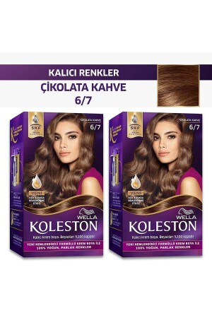 Koleston Kit Haarfärbemittel 6/7 Schokoladenbraun - Wella