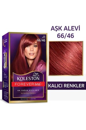Koleston Kit Haarfärbemittel 66/46 Aşk Flame AŞKV145236965874 - Wella