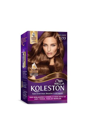 م.ن.ز-كولستون كيت لون الشعر 7/77 بني لامع - Wella