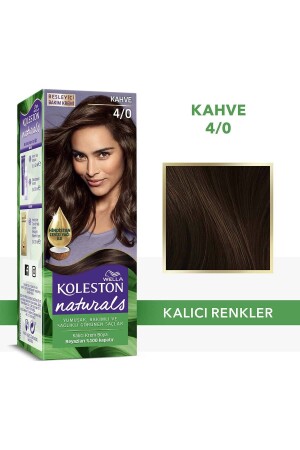 Koleston Naturals Haarfärbemittel 4/0 Braun - 2