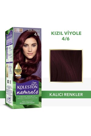 Koleston Naturals Haarfärbemittel 4/6 Rotviolett - 1