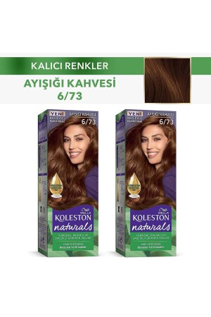 Koleston Naturals Haarfärbemittel 6/73 Mondlichtbraun - 1