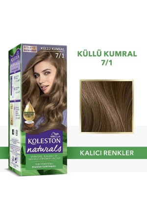 Koleston Naturals Haarfärbemittel 7/1 Ashy Auburn - 1