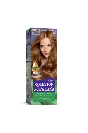 Koleston Naturals Haarfärbemittel 7/3 Caramel Auburn - 2