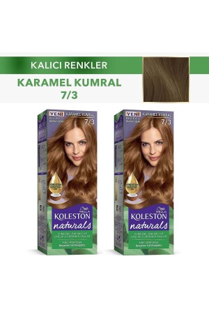 Koleston Naturals Haarfärbemittel 7/3 Caramel Auburn X 2 Stück 100251512-41085 - 2