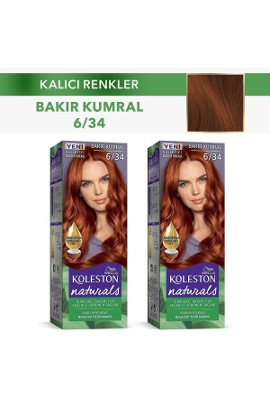 Koleston Naturals Saç Boyası 6-34 Bakır Kumral X 2 Adet 100251512-41093 - 1