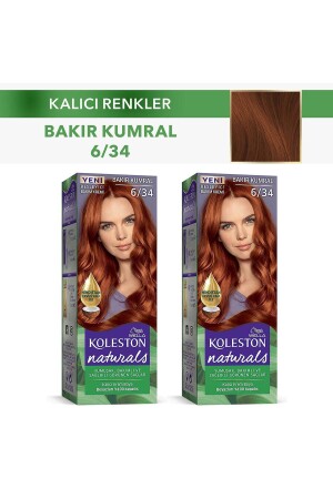 Koleston Naturals Saç Boyası 6-34 Bakır Kumral X 2 Adet 100251512-41093 - 2