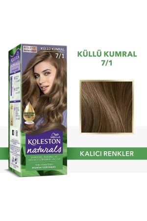 Koleston Naturals Haarfärbemittel 7/1 Ashy Auburn - Wella