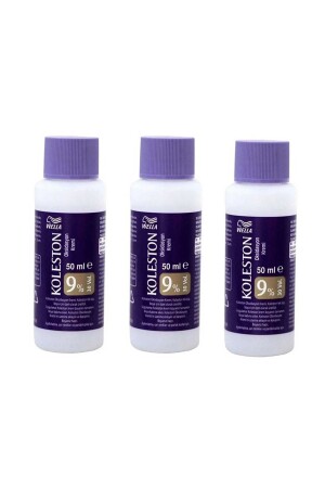 Koleston Peroxid 50 ml Oxidationsmittel 30 Volumen 3 Stück - 1