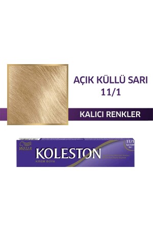 MNZ-Koleston لوحات الأنبوب واحد الطلاء 11/1 رمادي خفيفة صفراء - Wella