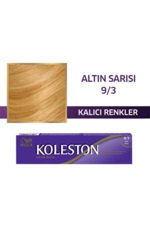 Koleston Single Tüp Boya 9-3 Altın Sarısı - 1