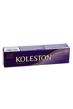 Koleston Tube Haarfärbemittel 11/1 Helles Aschblond - 2