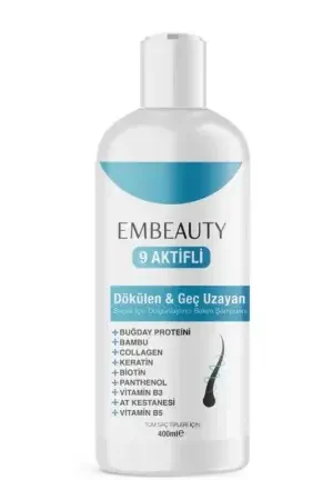 Kollagen und Keratin gegen Haarausfall, schnelles Haarwachstum, aufpolsterndes, reparierendes, nährendes Shampoo - Embeauty