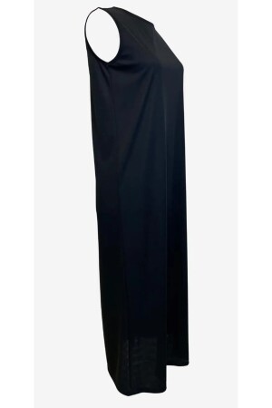 Kolsuz Uzun Elbise Astarı Içlik Siyah - 2