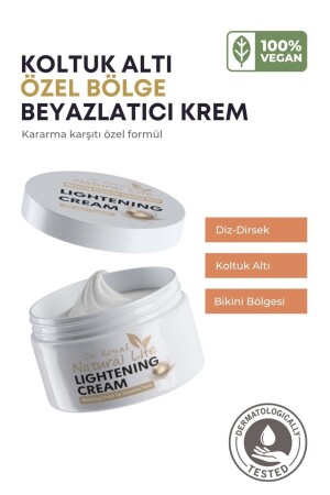 Koltuk Altı Dirsek Diz Bölgesi Bikini Bölgesi Aydınlatıcı Krem 100 Ml - 2