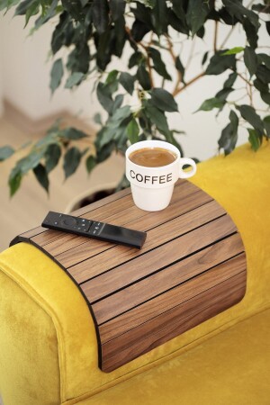 MNZ-Sofa Side خشب مقعدة الجانب طاولة مقعدة الأريكة الجانب محمولة صوفا صوفا تخزين AST110000 - Anısepeti