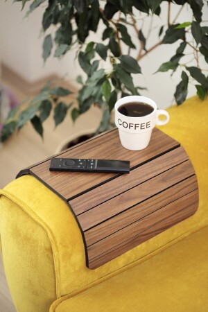 MNZ-Sofa Side خشب مقعدة الجانب طاولة مقعدة الأريكة الجانب محمولة صوفا صوفا تخزين AST110000 - Anısepeti