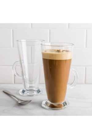 Kolumbianisches Latte- und Kaffeeglas Paşabahçe 2er-Set Paşabahçe 2er-Set Latte-Gläser 263 ml - 4