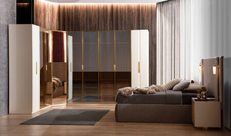 غرفة نوم منز - زاوية مع قاعدة منار - Cadde Yıldız