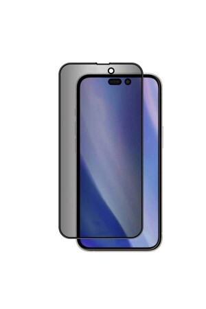 Kompatibel mit Apple iPhone 15 Pro Max, vollständig abdeckender Displayschutz aus gehärtetem Glas mit Ghost-Sichtschutzfilter - 4