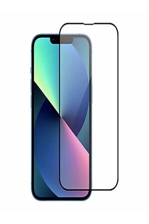 Kompatibel mit iPhone 13 und 13 Pro und iPhone 14. HD-Displayschutzfolie mit vollständiger Abdeckung und 5D-Vollschutz aus gehärtetem Glas - 1