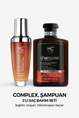 Komplexes Shampoo, 2er-Pack Kräuter-Haarpflegeset - 2